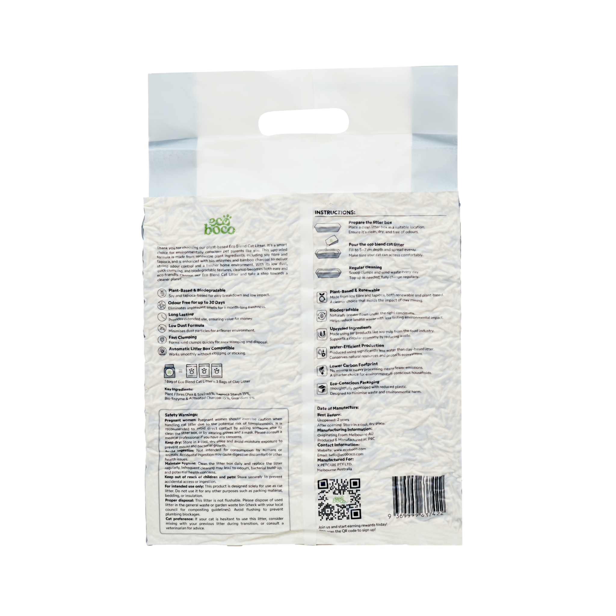 Eco Blend Cat Litter (3KG)