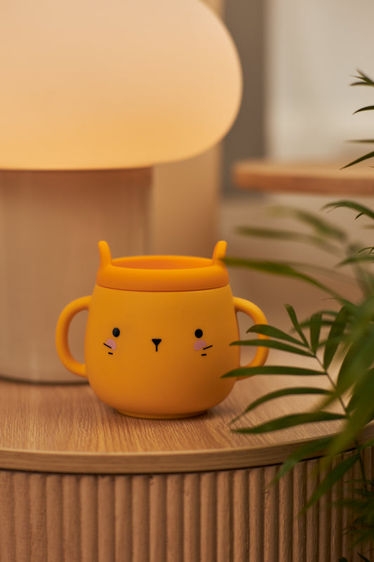 Reusable Hydroponic Cat Grass Mug – Yellow